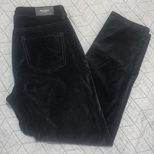 Kate Spade Black crushed velvet pants